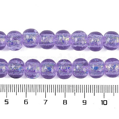 Handmade Foil Lampwork Beads Strands&nbsp;FOIL-K003-04A-1