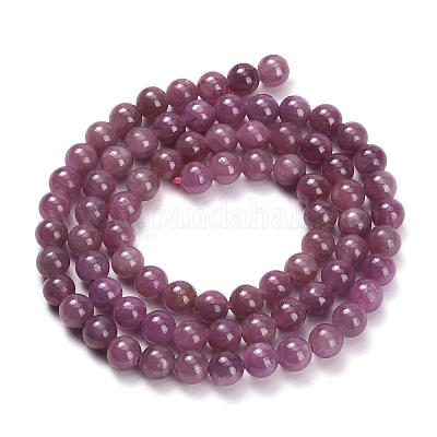 Natural Ruby Beads Strands&nbsp;G-L631-A01-6mm-A-1