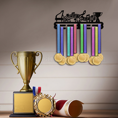 Iron Medal Hanger Holder Display Wall Rack&nbsp;ODIS-WH0021-606-1