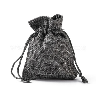 Burlap Packing Pouches Drawstring Bags&nbsp;ABAG-Q050-7x9-04-1