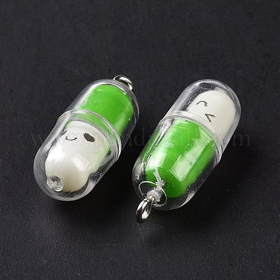Translucent Plastic Pendants&nbsp;X-KY-L006-29D-1