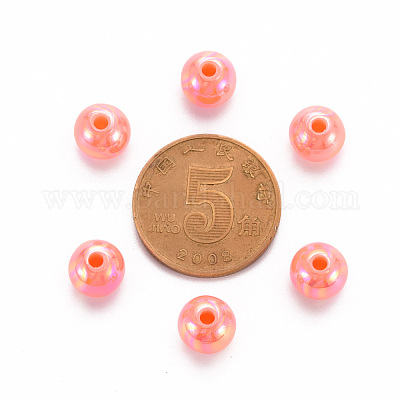 Opaque Acrylic Beads&nbsp;MACR-S370-D8mm-SS2109-1