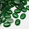 Cat Eye Cabochons, Oval, Green, 25x18x3.5mm
