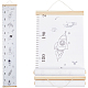 Space Theme Pattern Removable Height Chart for Kids&nbsp;AJEW-WH0165-72A-1