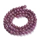 Natural Ruby Beads Strands&nbsp;G-L631-A01-6mm-A-3
