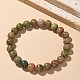 Natural Unakite Bead Stretch Bracelets&nbsp;BJEW-K212-B-006-7