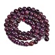 Natural Gemstone Ruby Round Beads Strands&nbsp;G-O017-6.5mm-06-5