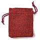 Burlap Packing Pouches Drawstring Bags&nbsp;ABAG-Q050-7x9-06-2