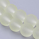 Baking Paint Transparent Glass Bead Strands&nbsp;GLAA-S031-10mm-23-1