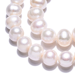 Natural Cultured Freshwater Pearl Beads Strands&nbsp;PEAR-N013-10E