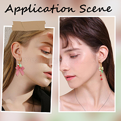 DIY Cherry Earring Making Kits&nbsp;DIY-SC0031-71