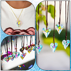 12Pcs Glass Pendants&nbsp;GLAA-SP0001-44
