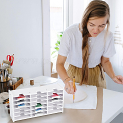 18 Grids PVC Plastic Inkpad Storage Holder&nbsp;ODIS-WH0043-118B