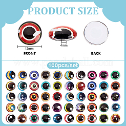 1 Bag Glass Cabochons&nbsp;GGLA-PH0001-76
