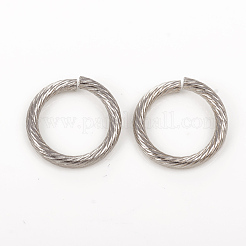 Non-Tarnish 304 Stainless Steel Open Jump Rings&nbsp;X-STAS-G224-23P-01