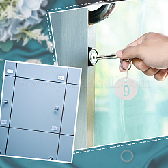 AHADEMAKER 1 Set 201 Stainless Steel Numbered Marking Identification Hang Tags&nbsp;AJEW-GA0005-57