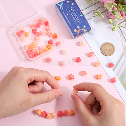 60Pcs 3 Colors Synthetic Coral Beads&nbsp;CORA-SC0001-04