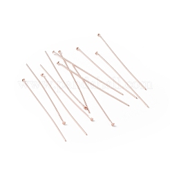 Brass Flat Head Pins&nbsp;KK-WH0058-03D-RG