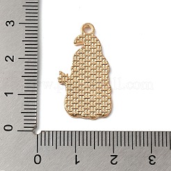Thanksgiving Day Golden Tone Alloy Enamel Pendants&nbsp;X-ENAM-M002-02O-G