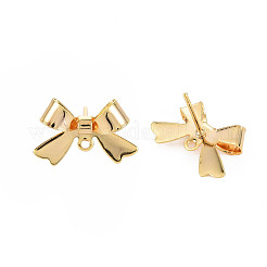 Brass Stud Earring Findings&nbsp;X-KK-S360-174