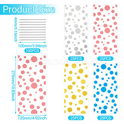 4 Styles OPP Cellophane Candy Storage Bags Sets&nbsp;ABAG-TAC0013-20B-01