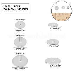 304 Stainless Steel Bead Spacrs&nbsp;STAS-UN0011-45P