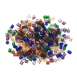 DIY Transparen Tube Glass Beads Bracelet Making Kit&nbsp;DIY-YW0004-36B