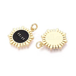 Brass Enamel Pendants&nbsp;KK-N277-07C-G