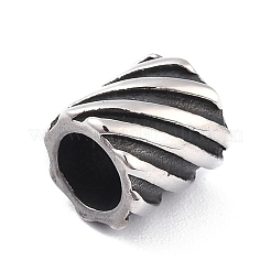 304 Stainless Steel Tube Beads&nbsp;STAS-I190-10AS