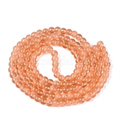 Acrylic Imitation Cat Eye Beads Strands&nbsp;OACR-Q197-01A-14