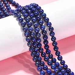 Natural Lapis Lazuli Beads Strands&nbsp;X-G-G423-6mm-AB