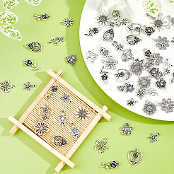 4 Sets Tibetan Style Alloy Pendants&nbsp;TIBEP-DC0001-51