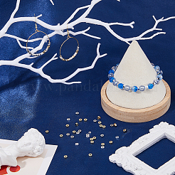120Pcs 6 Styles Rack Plating Brass Beads&nbsp;KK-FH0006-97
