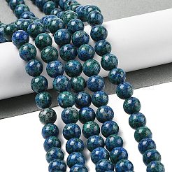 Natural Sesame Jasper/Kiwi Jasper Beads Strands&nbsp;G-L614-A01-01