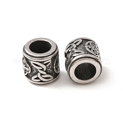 316 Surgical Stainless Steel European Beads&nbsp;SA-CBA7555-01AS-10