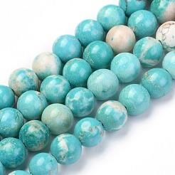 Natural Howlite Beads Strands&nbsp;X-G-L555-02-6mm