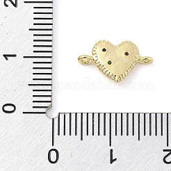Brass Micro Pave Cubic Zirconia Charms&nbsp;LS-KK-S514-04B-G