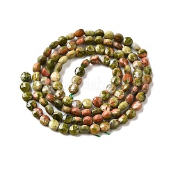 Natural Unakite Beads Strands&nbsp;G-C179-A4mm-05