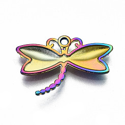 Rainbow Color Alloy Pendants&nbsp;PALLOY-S180-075-RS