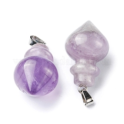 Natural Amethyst Pendants&nbsp;G-G998-C02