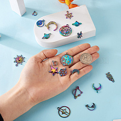 38Pcs 19 Style Alloy Charms&nbsp;FIND-KS0001-24