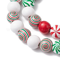 Wood Beads Pendant Decoraiton&nbsp;HJEW-JM02270