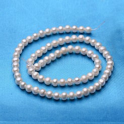 Natural Cultured Freshwater Pearl Beads Strands&nbsp;PEAR-E009-5-5.5mm