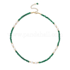 White Jade and Amethyst Necklaces&nbsp;NJEW-JN05340