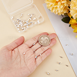 90Pcs 3 Style Brass Cord Ends&nbsp;KK-BBC0003-57S