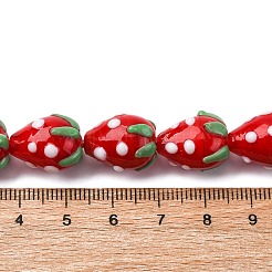Handmade Lampwork Beads Strands&nbsp;LAMP-R109B-15A