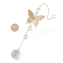 201 Stainless Steel Connector Charms and Glass Suncatchers&nbsp;HJEW-JM04732-01