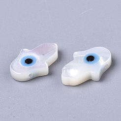 Natural White Shell Mother of Pearl Shell Beads&nbsp;SSHEL-N034-57A