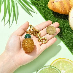 Pineapple Resin Keychains&nbsp;KEYC-CJC0002-04