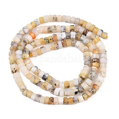 Natural Dendritic African Opal Beads Strands&nbsp;G-G345-C21-2x4mm